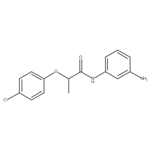 N-(3-Aminophenyl)-2-(4-chlorophenoxy)propanamide Structure