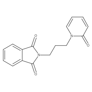 2-[3-(2-Oxo-1(2H)-pyridinyl)propyl]-1H-isoindole-1,3(2H)-dione结构式