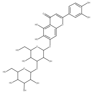 6-hydroxyluteolin 7-O-laminaribioside Structure