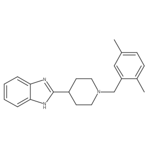 2-(1-(2,5-dimethylbenzyl)piperidin-4-yl)-1H-benzo[d]imidazole Structure