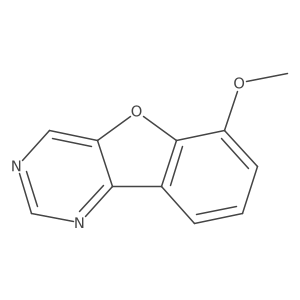 6-Methoxybenzofuro[3,2-d]pyridazine结构式