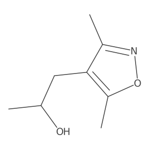 1-(Dimethyl-1,2-oxazol-4-yl)propan-2-ol结构式