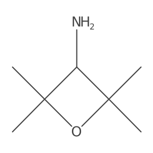 2,2,4,4-Tetramethyloxetan-3-amine Structure