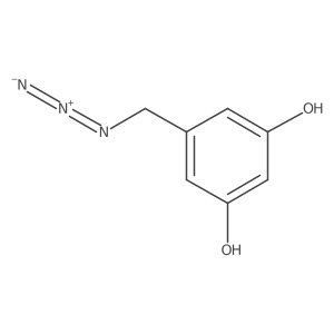 5-(Azidomethyl)-1,3-dihydroxybenzene Structure