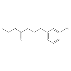 Ethyl 4-(3-aminophenyl)butanoate Structure