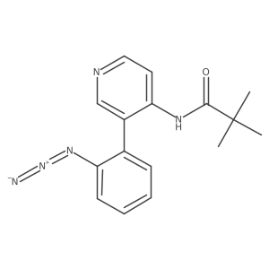 N-[3-(2-Azidophenyl)-4-pyridinyl]-2,2-dimethylpropanamide Structure