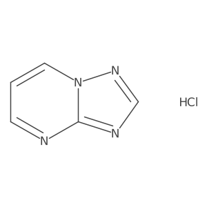 [1,2,4]Triazolo[1,5-a]pyrimidine hydrochloride Structure