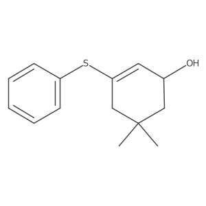 5,5-Dimethyl-3-(phenylthio)-2-cyclohexen-1-ol结构式
