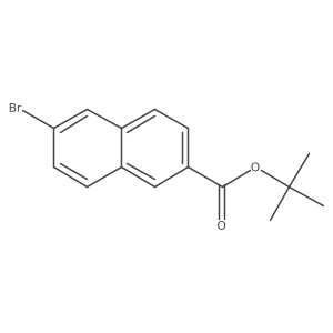 Tert-butyl 6-bromo-2-naphthoate Structure