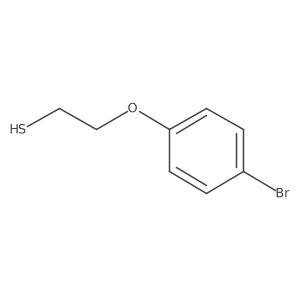 2-(4-Bromophenoxy)ethanethiol结构式
