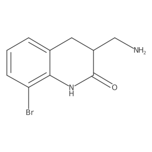 3-(Aminomethyl)-8-bromo-3,4-dihydro-2(1H)-quinolinone Structure