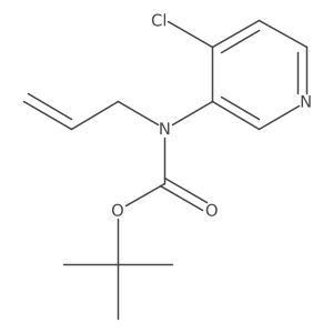 Allyl-(4-chloro-pyridin-3-yl)-carbamic acid tert-butyl ester Structure
