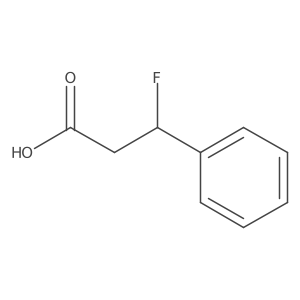 3-Fluoro-3-phenylpropanoic acid Structure