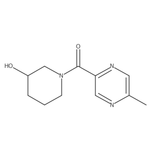 1-(5-Methylpyrazine-2-carbonyl)piperidin-3-ol结构式