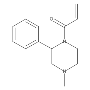 1-(4-Methyl-2-phenylpiperazin-1-yl)prop-2-en-1-one Structure