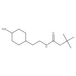 tert-Butyl 2-(4-aminocyclohexyl)ethylcarbamate Structure