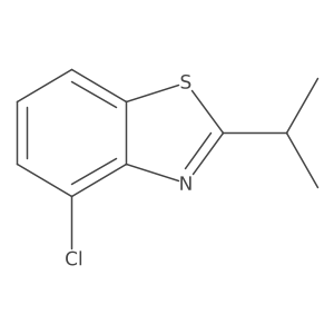 4-Chloro-2-(1-methylethyl)benzothiazole Structure