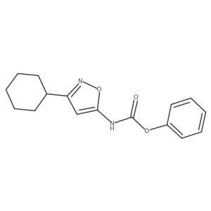 (3-Cyclohexyl-isoxazol-5-yl)-carbamic acid phenyl ester结构式