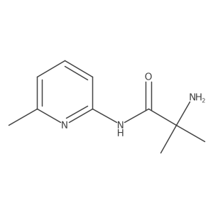 2-amino-2-methyl-N-(6-methylpyridin-2-yl)propanamide结构式