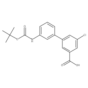 3-(3-Boc-aminophenyl)-5-chlorobenzoic acid Structure