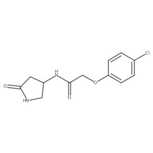 2-(4-chlorophenoxy)-N-(5-oxopyrrolidin-3-yl)acetamide Structure