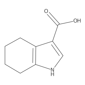 4,5,6,7-tetrahydro-1H-indole-3-carboxylic acid结构式