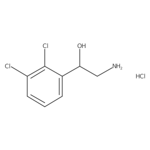 2-Amino-1-(2,3-dichlorophenyl)ethanol HCl Structure