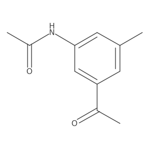 N-(3-Acetyl-5-methylphenyl)acetamide结构式