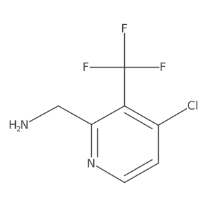 [4-Chloro-3-(trifluoromethyl)pyridin-2-YL]methylamine Structure