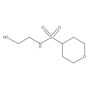 2-hydroxy-S-(oxan-4-yl)ethane-1-sulfonamido结构式