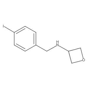 N-[(4-iodophenyl)methyl]oxetan-3-amine结构式
