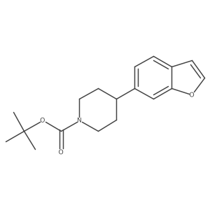 Tert-butyl 4-(benzofuran-6-yl)piperidine-1-carboxylate结构式