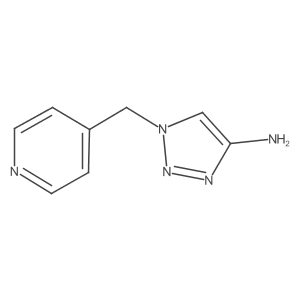 1-(Pyridin-4-ylmethyl)-1H-1,2,3-triazol-4-amine Structure