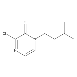 3-chloro-1-isopentylpyrazin-2(1H)-one Structure