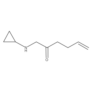 1-(Cyclopropylamino)hex-5-en-2-one结构式