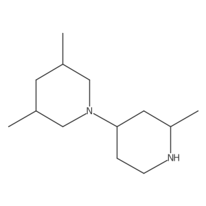 3,5-Dimethyl-1-(2-methylpiperidin-4-yl)piperidine结构式