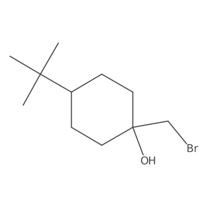1-(Bromomethyl)-4-tert-butylcyclohexan-1-ol Structure