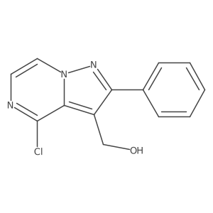 (4-Chloro-2-phenylpyrazolo[1,5-a]pyrazin-3-yl)methanol结构式