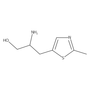 2-Amino-3-(2-methyl-1,3-thiazol-5-yl)propan-1-ol Structure