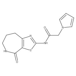 N-(4-oxo-5,6,7,8-tetrahydro-4H-thiazolo[5,4-c]azepin-2-yl)-2-(1H-pyrrol-1-yl)acetamide Structure