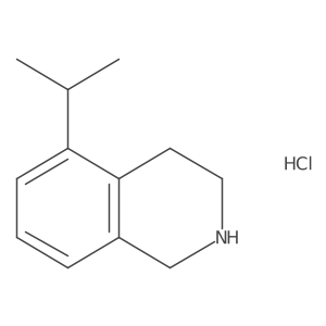 5-(Propan-2-yl)-1,2,3,4-tetrahydroisoquinoline hydrochloride结构式