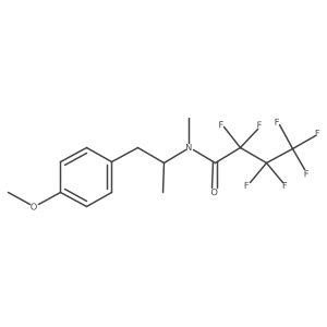 2,2,3,3,4,4,4-Heptafluoro-N-[1-(4-methoxyphenyl)propan-2-yl]-N-methylbutanamide Structure