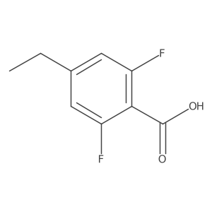 2,6-Difluoro-4-ethylbenzoic acid结构式