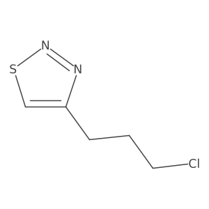 4-(3-Chloropropyl)-1,2,3-thiadiazole Structure