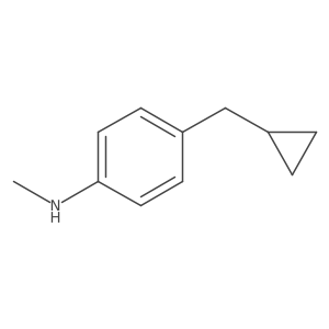 4-(Cyclopropylmethyl)-n-methylbenzenamine结构式