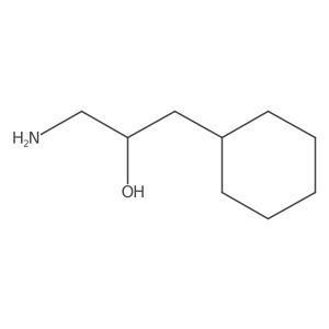 1-Amino-3-cyclohexylpropan-2-ol结构式