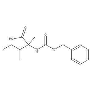 2-{[(Benzyloxy)carbonyl]amino}-2,3-dimethylpentanoic acid Structure