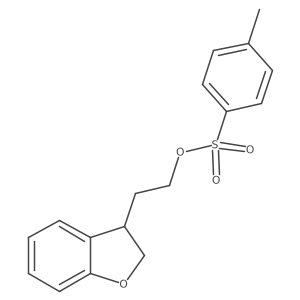2,3-Dihydro-3-benzo[b]furanethanol tosylate结构式