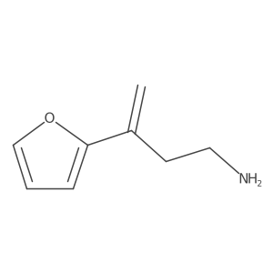3-(Furan-2-yl)but-3-en-1-amine Structure