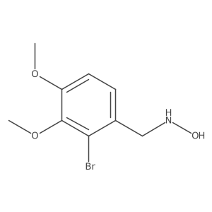N-[(2-bromo-3,4-dimethoxyphenyl)methyl]hydroxylamine Structure